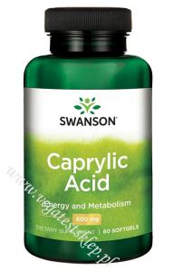 Kwas Kaprylowy Caprylic Acid SWANSON